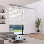 Store enrouleur jour nuit alutech avec coffre - gamme must - blanc - l123 x h250cm