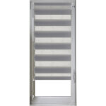 Homemaison - store enrouleur jour / nuit gris clair 87x170 cm