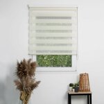 Madecostore - store enrouleur jour nuit prestige - crme - l149 x h210cm