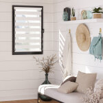 Madecostore - store enrouleur jour nuit pr�t - � - poser sans percer h190cm - blanc - l45 x h190cm