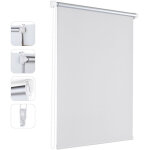 Sekey - store enrouleur jour nuit sans percage occultant, 25x100cm