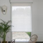 Store enrouleur voile e - roll motoris - blanc - l64 x h250cm