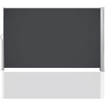 Swanew - store latral brise vue rtractable paravent extrieur pour balcon terrasse et jardin avec gris ...