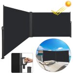 Uisebrt store lat�ral paravent ext�rieur, brise - vue r�tractable protection contre le vent priv�e pour ...