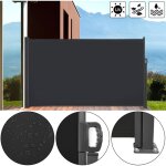 Store lat�ral paravent ext�rieur, brise - vue r�tractable protection contre le vent priv�e pour terrasse, ...