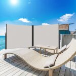 Uisebrt store lat�ral paravent ext�rieur, brise - vue r�tractable protection contre le vent priv�e pour ...