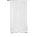 Homemaison - store relevable fantaisie à 'petits carrés' blanc 45x200cm Homemaison - store relevable fantaisie à 'petits carrés' blanc 45x200cm