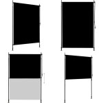 Store roulant d'extrieur 150 x 270 cm anthracite - store extrieur - stores verticaux - intimit jardin ...