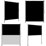 Store roulant d'extrieur 200 x 270 cm anthracite - store extrieur - stores verticaux - intimit jardin ...