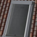 Store de toit ext�rieur screen noir - noir - l134 x hu08