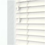 Store v�nitien pour int�rieur maison effet bois blanc 80x160cm