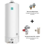 Styx - pack accumulateur gaz chemin�e 195 l + raccord di�lectrique + groupe s�curit� + siphon