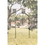 Suan - support arceau pour plante accompagnement  la pousse 137 x 38 x 243 cm noir trendyflair