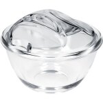 Sucrier sucrier avec couvercle, rcipient  sucre en verre, lgant - kadax