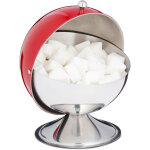Relaxdays sucrier avec couvercle roulant, acier brillant, sucre, sucreries, boîte de gateaux, rond, pour ... Relaxdays sucrier avec couvercle roulant, acier brillant, sucre, sucreries, boîte de gateaux, rond, pour ...
