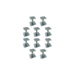 Sud bois - pied de poteau rglable hauteur 100  150 mm apb100 / 150 simpson lot de 10
