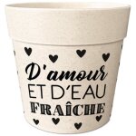 Cache pot bambou d'amour et d'eau fraiche 6 cm