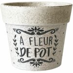 Cache pot a fleur de pot en bambou