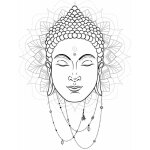 Sud trading - sticker mural d�coratif bouddha