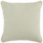Sueden - coussin en sudine beige clair 40x40