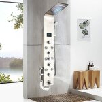 Colonne de douche panneau de douche pour salle de bain hydromassages 6 jets système de douche panneau ... Colonne de douche panneau de douche pour salle de bain hydromassages 6 jets système de douche panneau ...