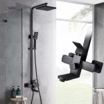 Ensemble de douche, douche  4 modes, touches de piano, ensemble de douche rglable en hauteur, colonne ...