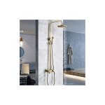 Rtro colonne de douche rglable ensemble de douche mural set de douche en kit de douche pour salle de ...