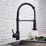 Suguword - robinet cuisine noir, pivotant � 360� mitigeur cuisine avec douchette extractible, 2 modes ...