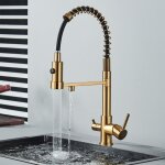 Suguword - robinet de cuisine  3 voies avec douchette extractible, mitigeur de cuisine , 2 en 1 mitigeur ...