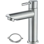 Suguword - robinet d'eau froide pour wc invits noir robinet de salle de bains robinet d'eau froide petit ...