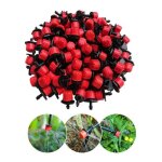 Suinga - lot de 100 goutteur d'arrosage goutte  goutte goutteurs rglables pour jardin pots de pelouse ...