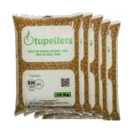 Suinga - 150 kg pellet granuls de bois 100% naturel pour le chauffage. 10 sacs de 15 kg