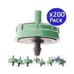 Suinga - lot de 200 goutteur autorégulant d'irrigation 8 litres / heure, champignon Suinga - lot de 200 goutteur autorégulant d'irrigation 8 litres / heure, champignon