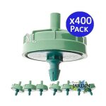 Suinga - lot de 400 goutteur anti - drainage et autorégulant d'irrigation 8 litres, champignon Suinga - lot de 400 goutteur anti - drainage et autorégulant d'irrigation 8 litres, champignon