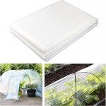 Bache pour serre , bache plastique transparente, bache serre tunnel 4 x 1, 2m film polythylne de extra ...