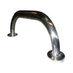 Suinga - barre d'appui 100 cm de piscine avec poign�e en acier inoxydable, balustrade de piscine