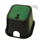 Bouche d'arrosage plastique rectangulaire 27x24x18 cm