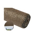Suinga - brise vue occultant 1 x 10 m�tres marron filet d'ombrage jardin balcon rambardes terrasse paravent ...