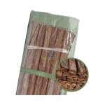 Suinga - cl�ture en �corce 100x300cm double, bordure jardin panneau de cl�ture de jardin. occultation, ...