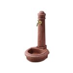 Fontaine de jardin venise rougeâtre, imitation pierre naturelle. hauteur 90 cm, largeur 44 cm et profondeur ... Fontaine de jardin venise rougeâtre, imitation pierre naturelle. hauteur 90 cm, largeur 44 cm et profondeur ...