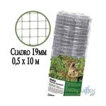 Suinga - grillage � poule 19mm 0, 5x10 m. galvanis� maille carr� cloture poulailler voliere poulailler ...