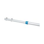 Manche tlescopique en aluminium pour piscines [1, 8 - 3, 6 mtres] connexion (clip / crous  oreilles) ...