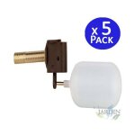 Lot de 5 vanne flotteur basse pression, abreuvoir bovins moutons, vanne flotteur pour rservoir d'eau ...