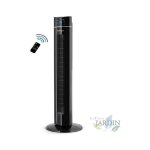 Ventilateur colonne orbegozo twm1009 avec tlcommande, ionic, 60w, panneau avant led