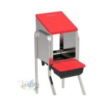 Suinga - volaille pondoir galvanise, pondoir pour poules 1 compartiment avec pattes, 4 / 6 poules, nichoir ...