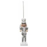 Paris prix - sujet de noël casse noisette polaire 12cm blanc Paris prix - sujet de noël casse noisette polaire 12cm blanc