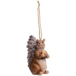 Sujet de nol rsine cureuil noix 9. 3cm - feeric lights & christmas