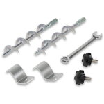 Sunfecili - kit d'ancrage pour gazon naturel exit scala (2 pi�ces) 120x80cm / 180x120cm