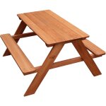 Dave table pique nique en bois, marron table de pique nique enfant pour le jardin, table picnic, table ...