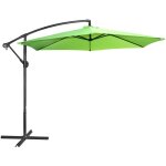 Sunnydays - parasol dport rond 300 cm en tissu vert anis